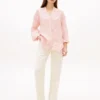 Collarless Linen Pullover Shirt Collarless Linen Pullover Shirt