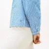 Collarless Poplin Shirt
