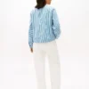 Collarless Poplin Shirt