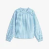 Collarless Poplin Shirt
