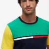 Colorblock Flag Stripe Logo T-Shirt Colorblock Flag Stripe Logo T-Shirt