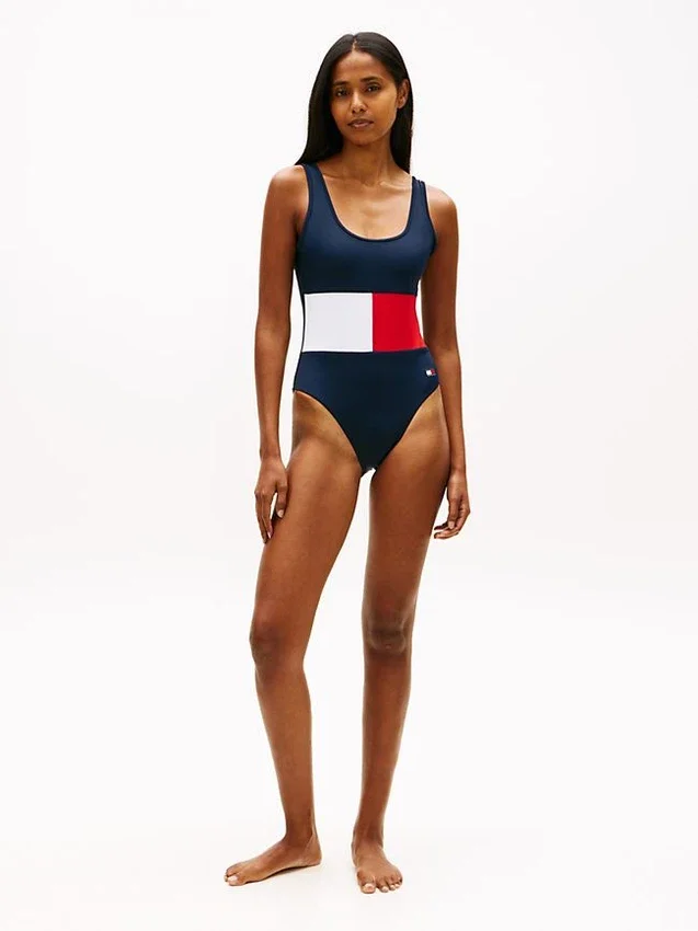 Colorblock One-Piece Swimsuit Colorblock One-Piece Swimsuit
