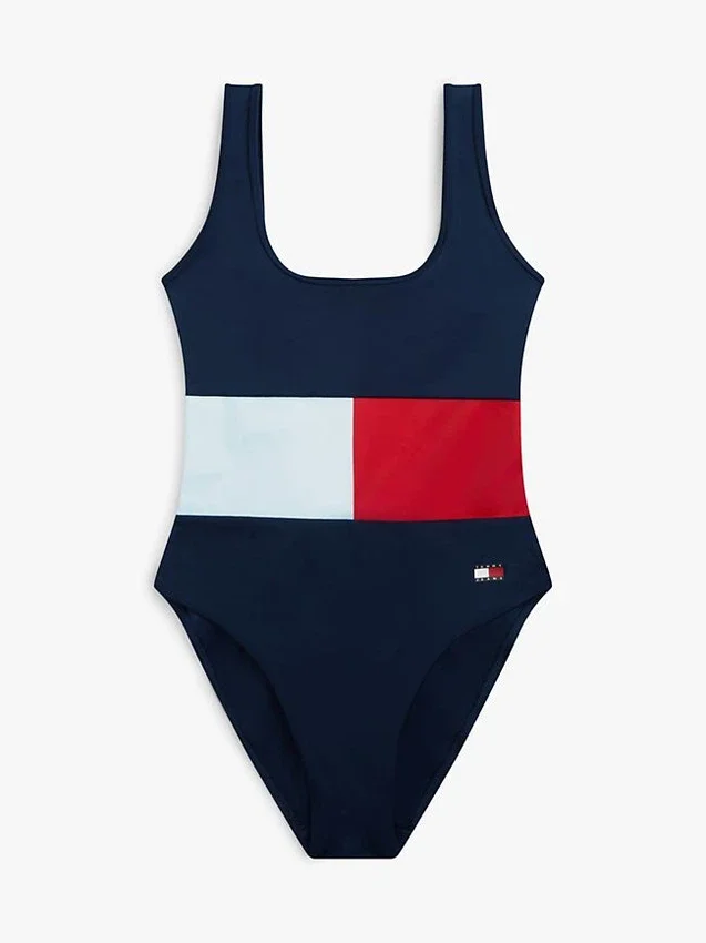 Colorblock One-Piece Swimsuit Colorblock One-Piece Swimsuit