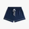 Contrast Trim Shirt & Short Sleep Set Contrast Trim Shirt & Short Sleep Set