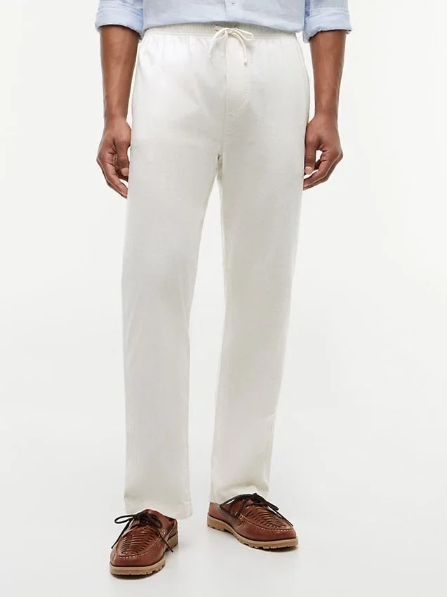 Cotton-Linen Blend Pull-On Pant Cotton-Linen Blend Pull-On Pant