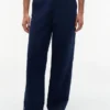 Cotton-Linen Blend Utility Chino