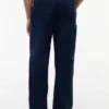 Cotton-Linen Blend Utility Chino