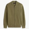 Cotton Zip Baseball Cardigan Cotton Zip Baseball Cardigan