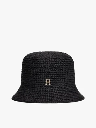 Crocheted Raffia Bucket Hat