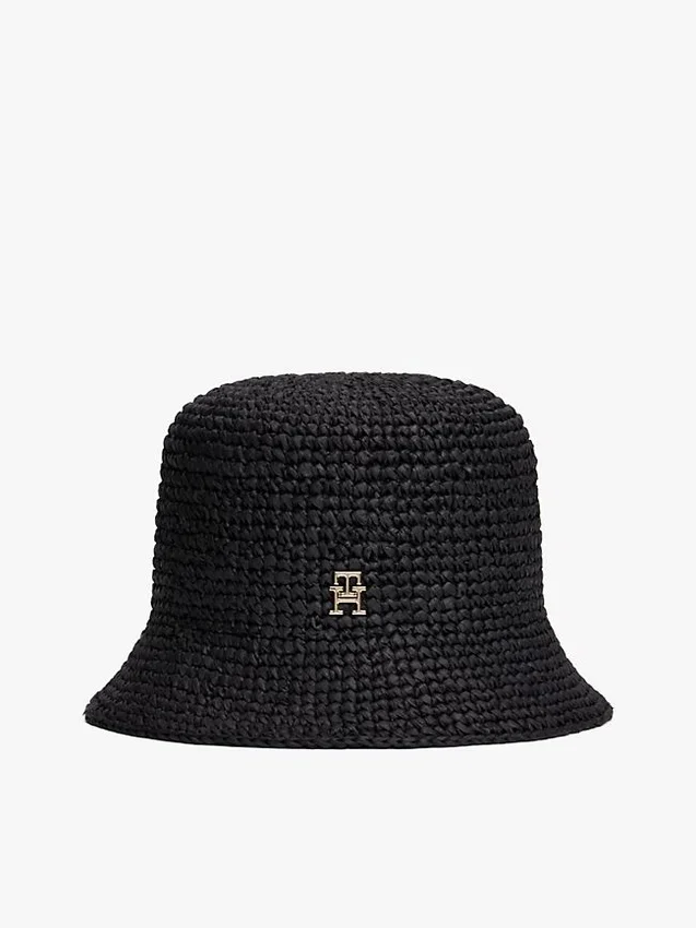 Crocheted Raffia Bucket Hat Crocheted Raffia Bucket Hat
