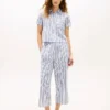 Cropped Shirt & Pant Sleep Set Cropped Shirt & Pant Sleep Set