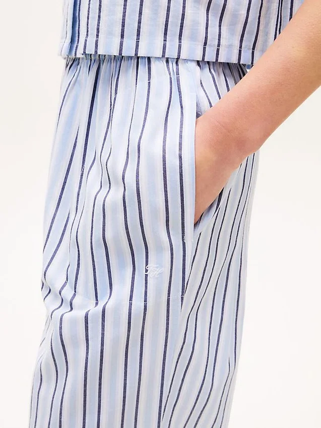 Cropped Shirt & Pant Sleep Set Cropped Shirt & Pant Sleep Set