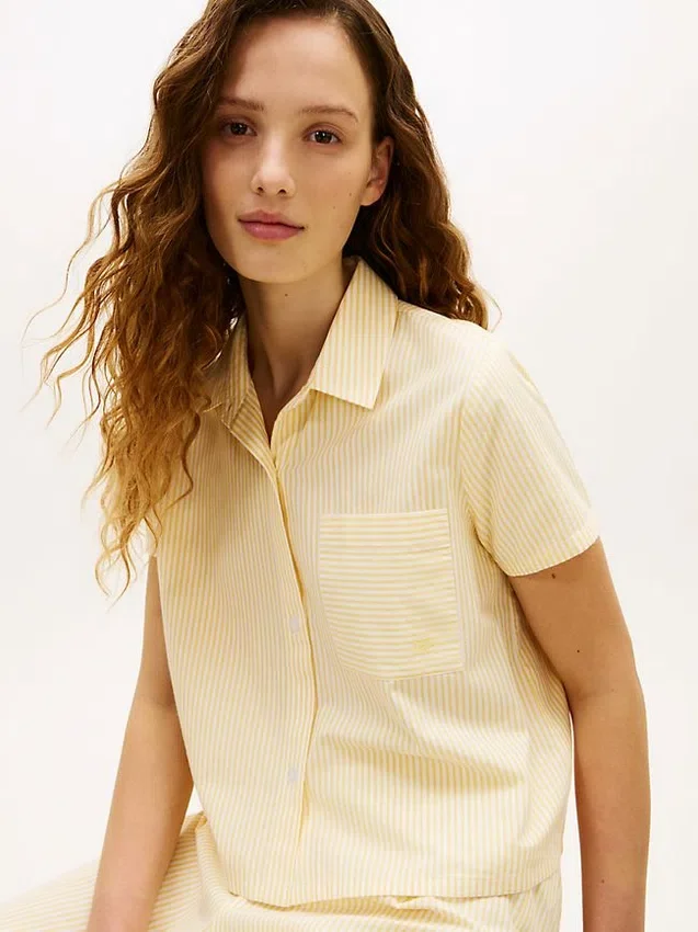 Cropped Shirt & Pant Sleep Set Cropped Shirt & Pant Sleep Set