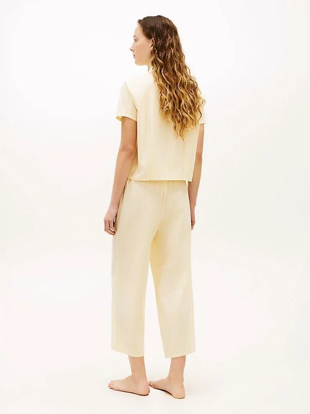 Cropped Shirt & Pant Sleep Set Cropped Shirt & Pant Sleep Set