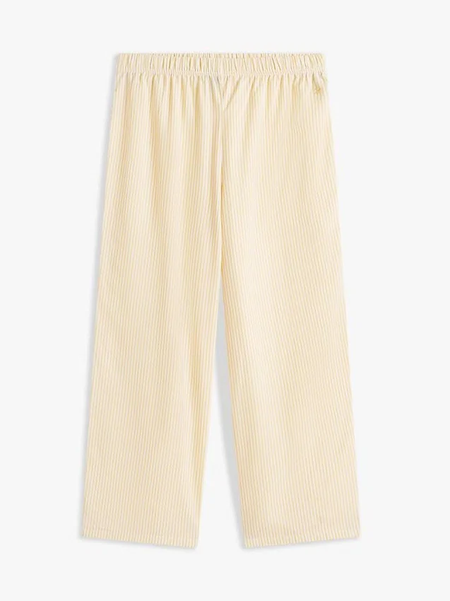 Cropped Shirt & Pant Sleep Set Cropped Shirt & Pant Sleep Set