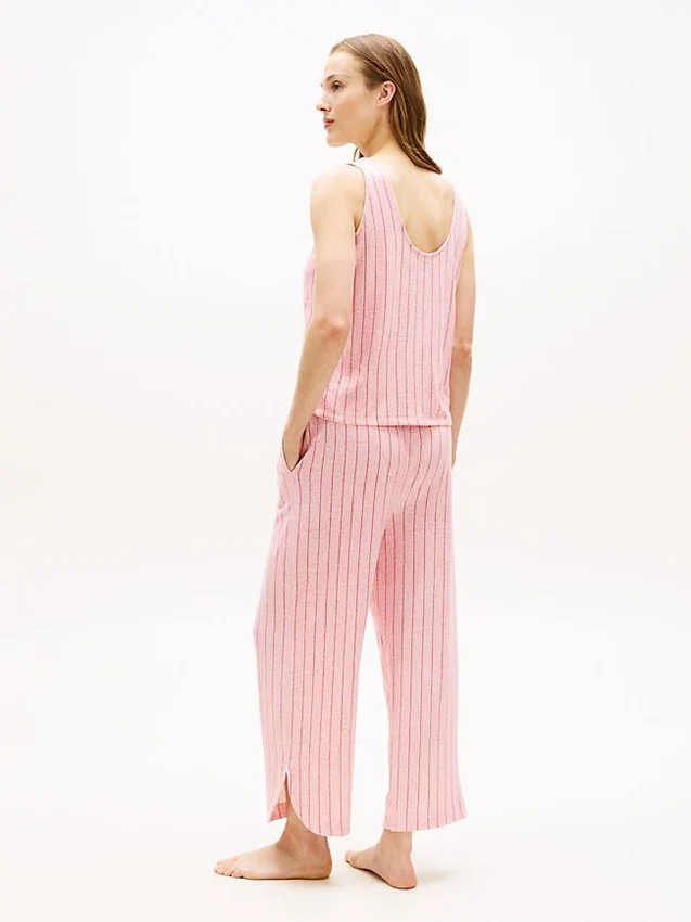 Cropped Tank Top & Pant Sleep Set Cropped Tank Top & Pant Sleep Set