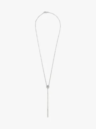 Crystal Accent Lariat Necklace