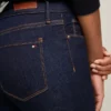 Dark Rinse Mid-Rise Skinny Fit Jean