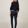 Dark Rinse Mid-Rise Skinny Fit Jean