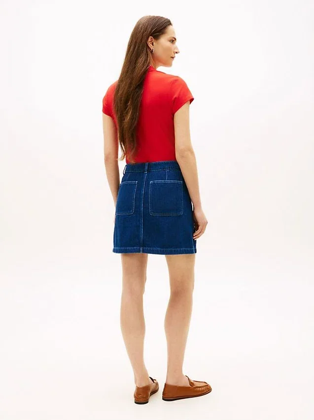 Denim Utility Mini Skirt Denim Utility Mini Skirt