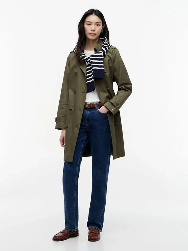 Double-Breasted Belted Trench Coat Double-Breasted Belted Trench Coat