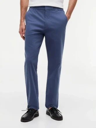 Elastic-Waist Dobby Pant