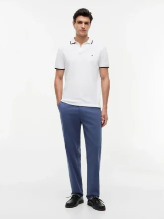 Elastic-Waist Dobby Pant