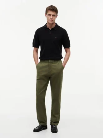 Elastic-Waist Dobby Pant
