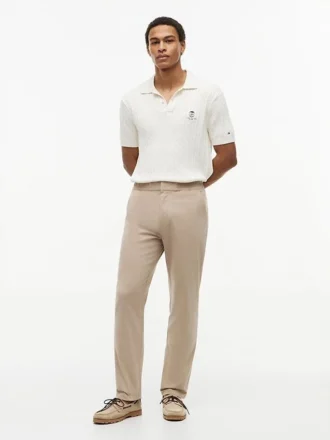 Elastic-Waist Dobby Pant