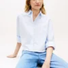 Embellished Cropped Poplin Shirt Embellished Cropped Poplin Shirt