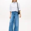 Embellished Cropped Poplin Shirt Embellished Cropped Poplin Shirt