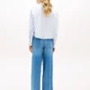 Embellished Cropped Poplin Shirt Embellished Cropped Poplin Shirt