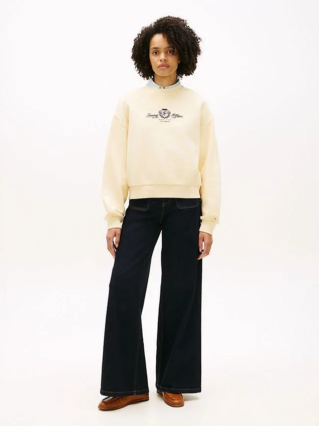 Embroidered Club Crest Logo Sweatshirt Embroidered Club Crest Logo Sweatshirt