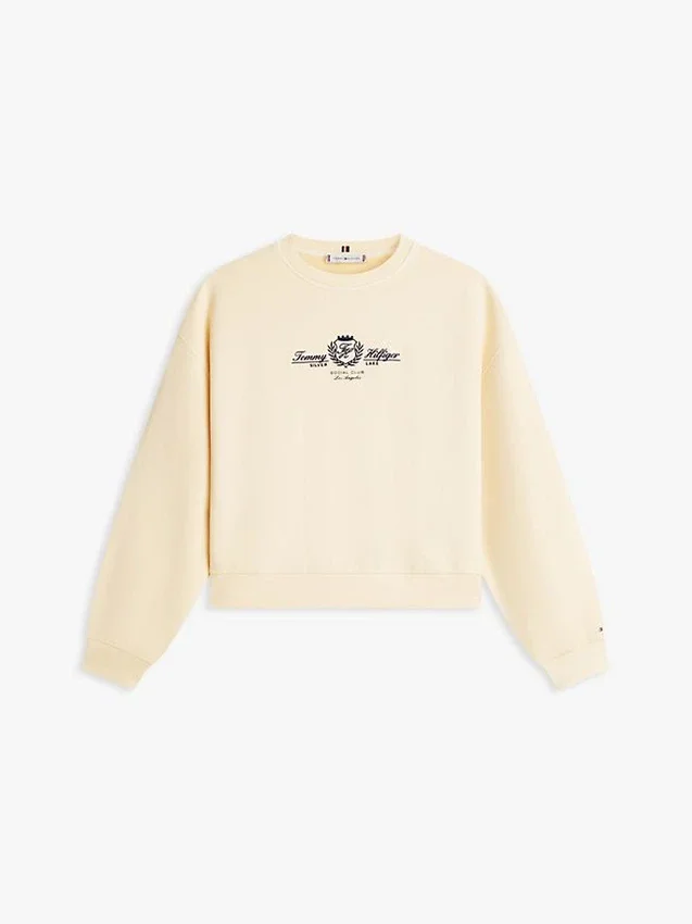 Embroidered Club Crest Logo Sweatshirt Embroidered Club Crest Logo Sweatshirt