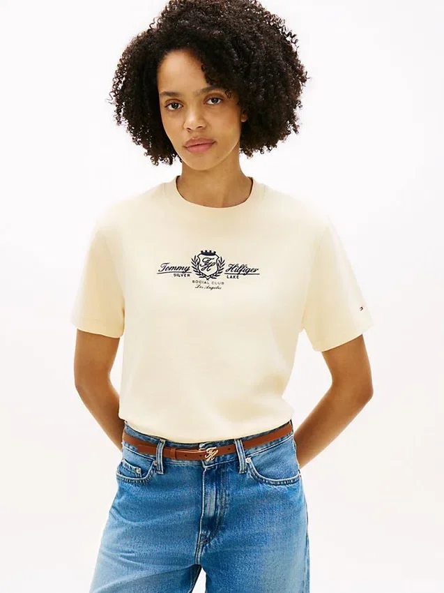 Embroidered Club Crest Logo T-Shirt Embroidered Club Crest Logo T-Shirt