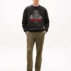 Embroidered Crest Logo Sweatshirt Embroidered Crest Logo Sweatshirt