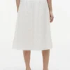 Embroidered Eyelet Midi Skirt Embroidered Eyelet Midi Skirt