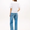 Embroidered Eyelet Mixed-Media Top Embroidered Eyelet Mixed-Media Top