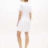 Embroidered Eyelet Poplin Shirtdress Embroidered Eyelet Poplin Shirtdress