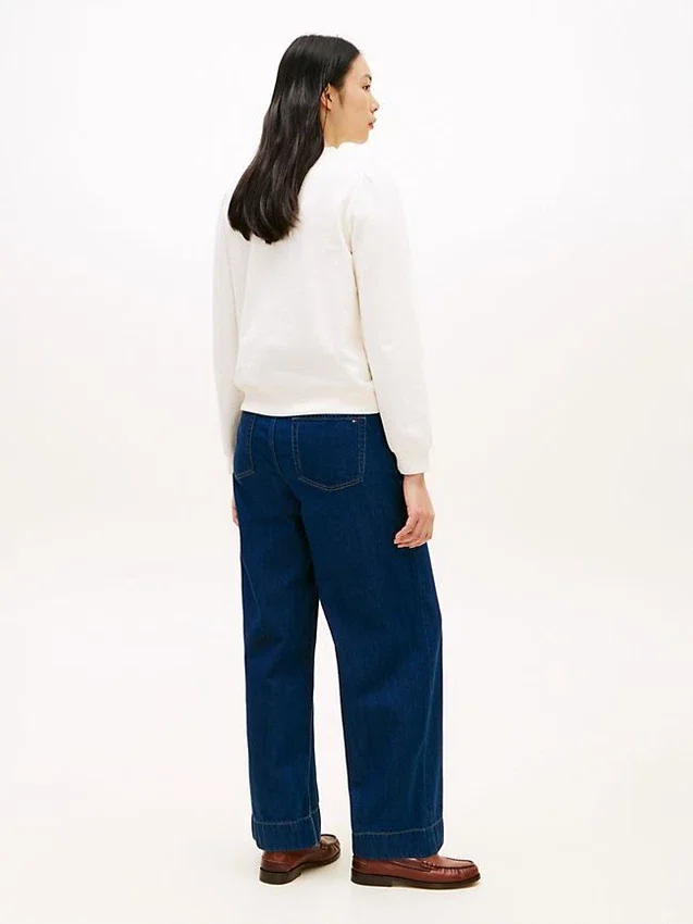 Embroidered Eyelet Sweatshirt Embroidered Eyelet Sweatshirt