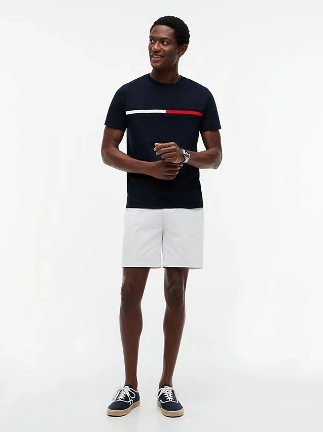 Embroidered Flag Logo T-Shirt Embroidered Flag Logo T-Shirt