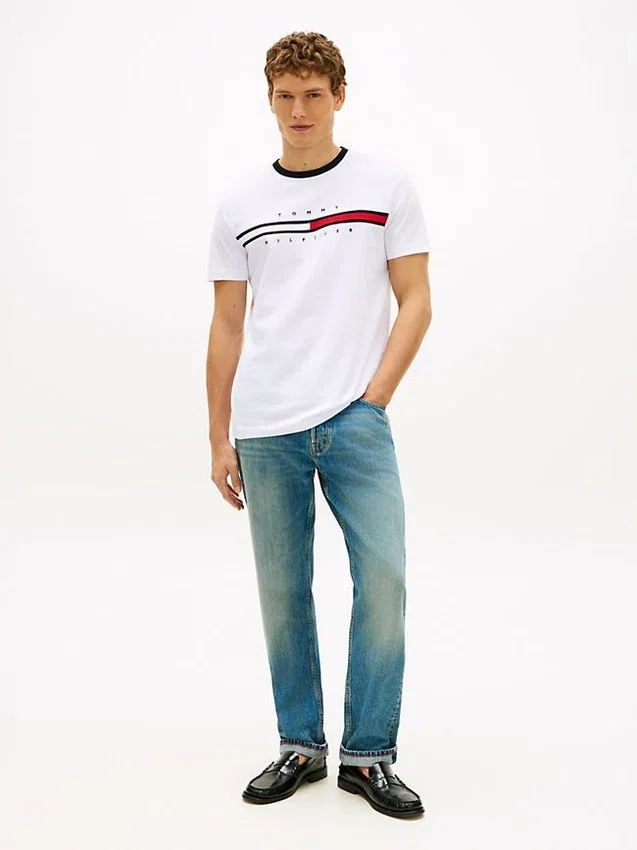 Embroidered Flag Logo T-Shirt Embroidered Flag Logo T-Shirt