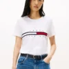 Embroidered Flag Stripe Logo T-Shirt Embroidered Flag Stripe Logo T-Shirt
