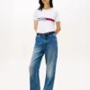 Embroidered Flag Stripe Logo T-Shirt Embroidered Flag Stripe Logo T-Shirt