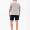 Embroidered Flag Stripe Logo T-Shirt