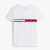 Embroidered Flag Stripe Logo T-Shirt Embroidered Flag Stripe Logo T-Shirt