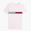 Embroidered Flag Stripe Logo T-Shirt Embroidered Flag Stripe Logo T-Shirt