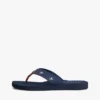Embroidered Monogram Canvas Flip Flop