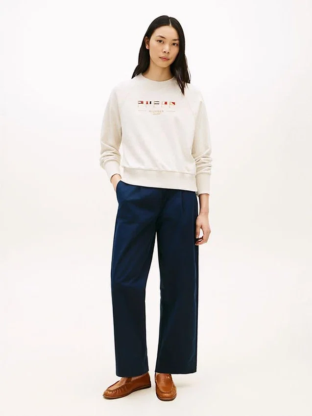 Embroidered Nautical Flag Sweatshirt Embroidered Nautical Flag Sweatshirt
