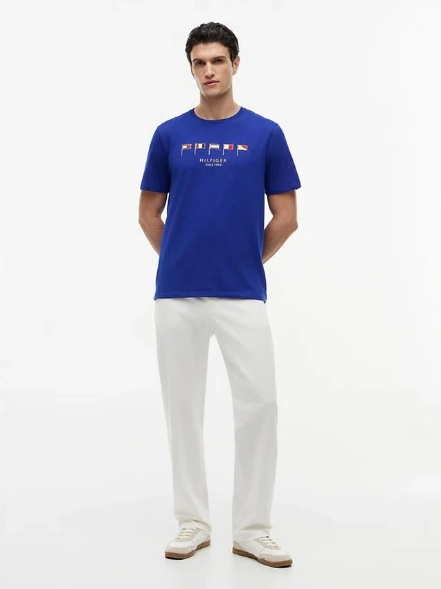 Embroidered Nautical Flag T-Shirt Embroidered Nautical Flag T-Shirt